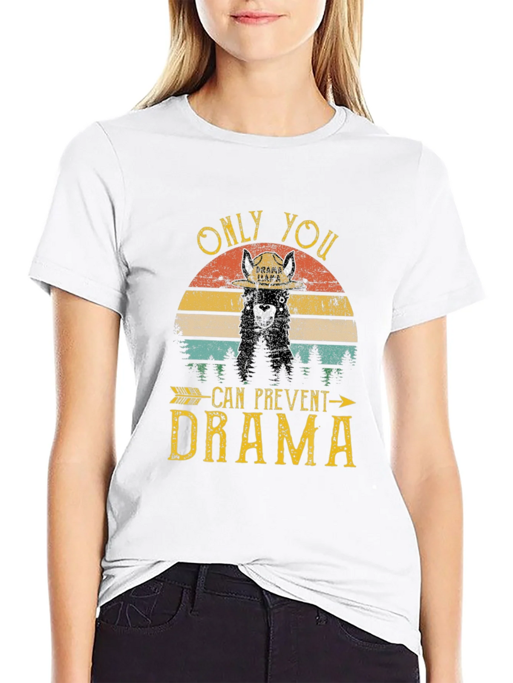 Drama Llama Graphic T-Shirt - Prevent Tee product image 8