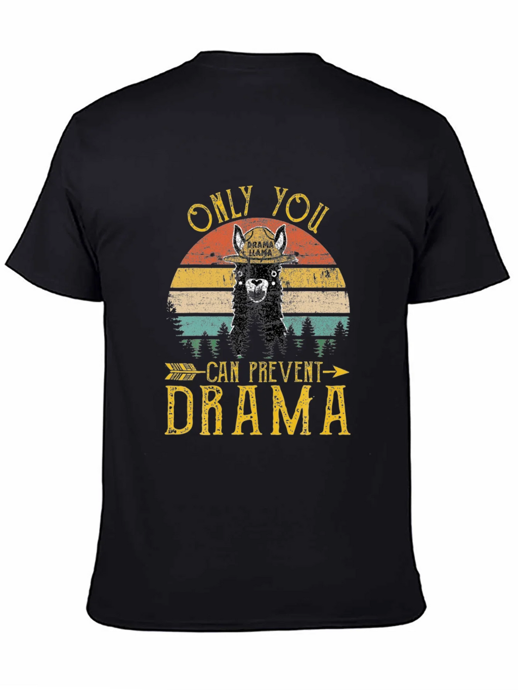 Drama Llama Graphic T-Shirt - Prevent Tee product image 4