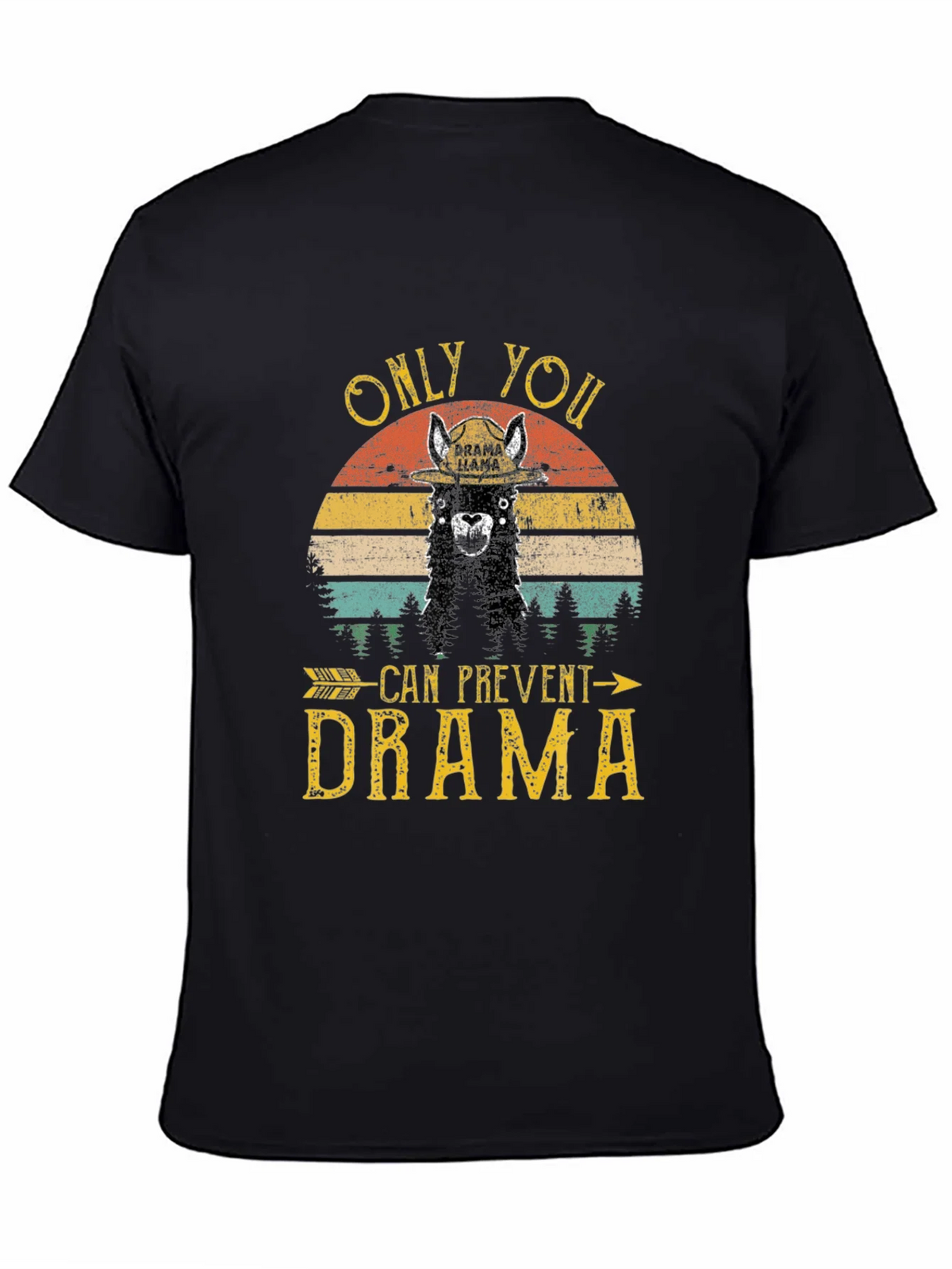Drama Llama Graphic T-Shirt - Prevent Tee product image 4
