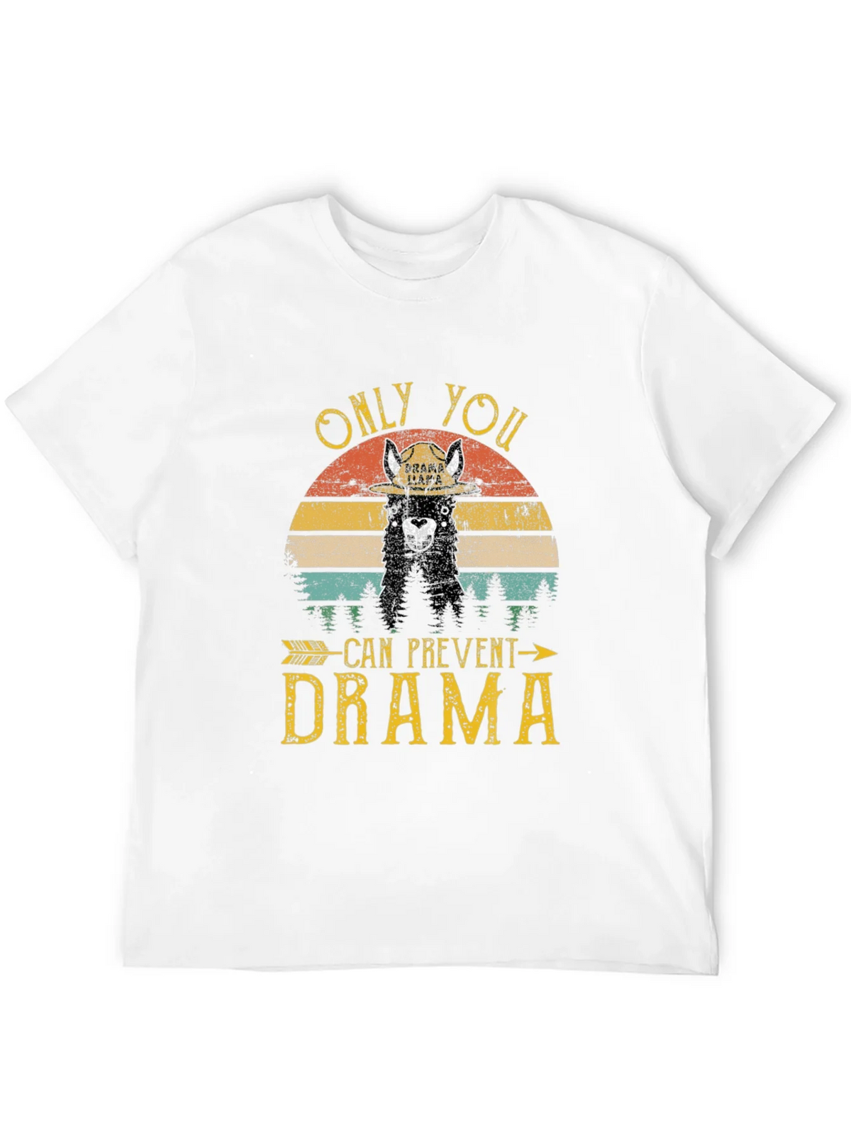 Drama Llama Graphic T-Shirt - Prevent Tee product image 11