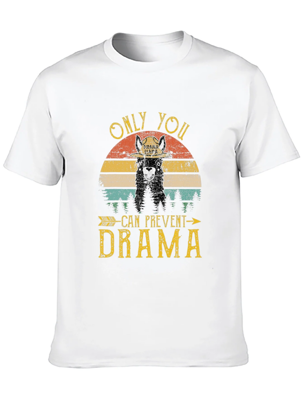 Drama Llama Graphic T-Shirt - Prevent Tee product image 9