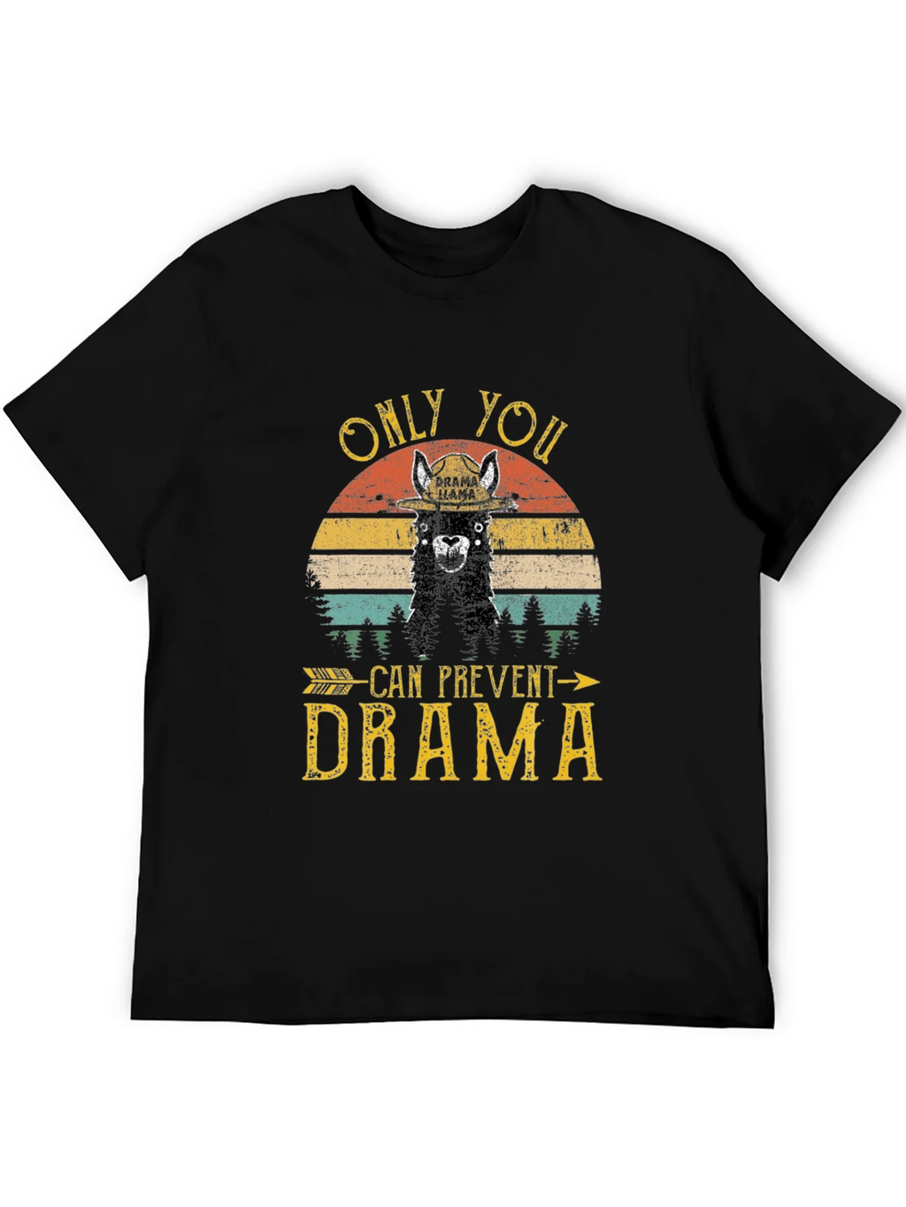 Drama Llama Graphic T-Shirt - Prevent Tee product image 5