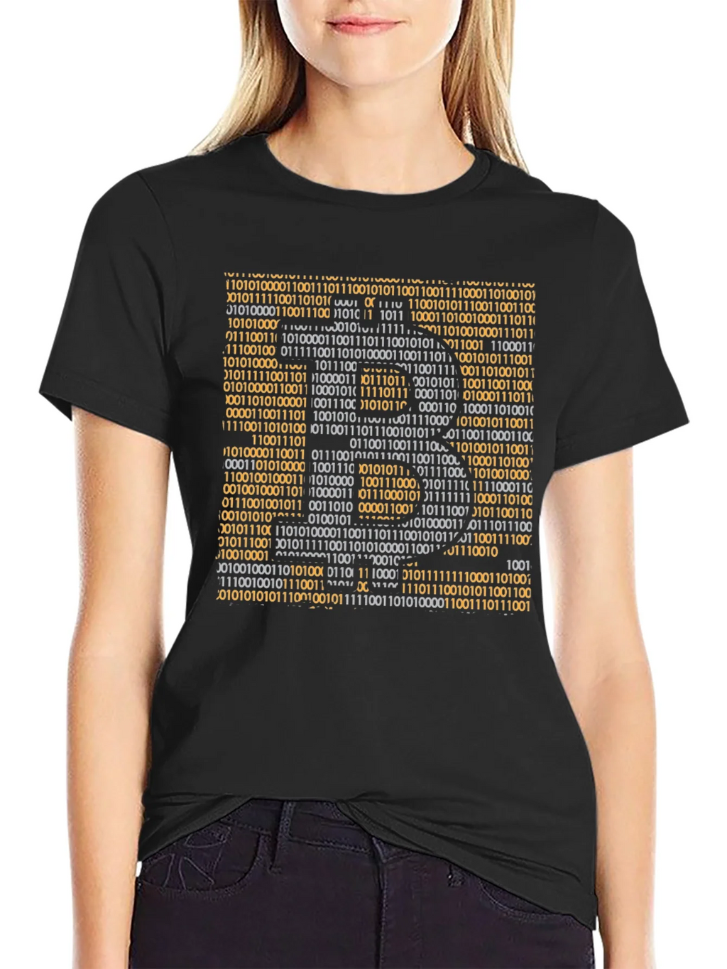 Binary Code Graphic T-Shirt - Geek Style product image 2