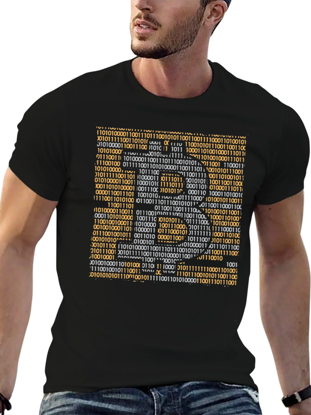 Binary Code Graphic T-Shirt - Geek Style product image 6