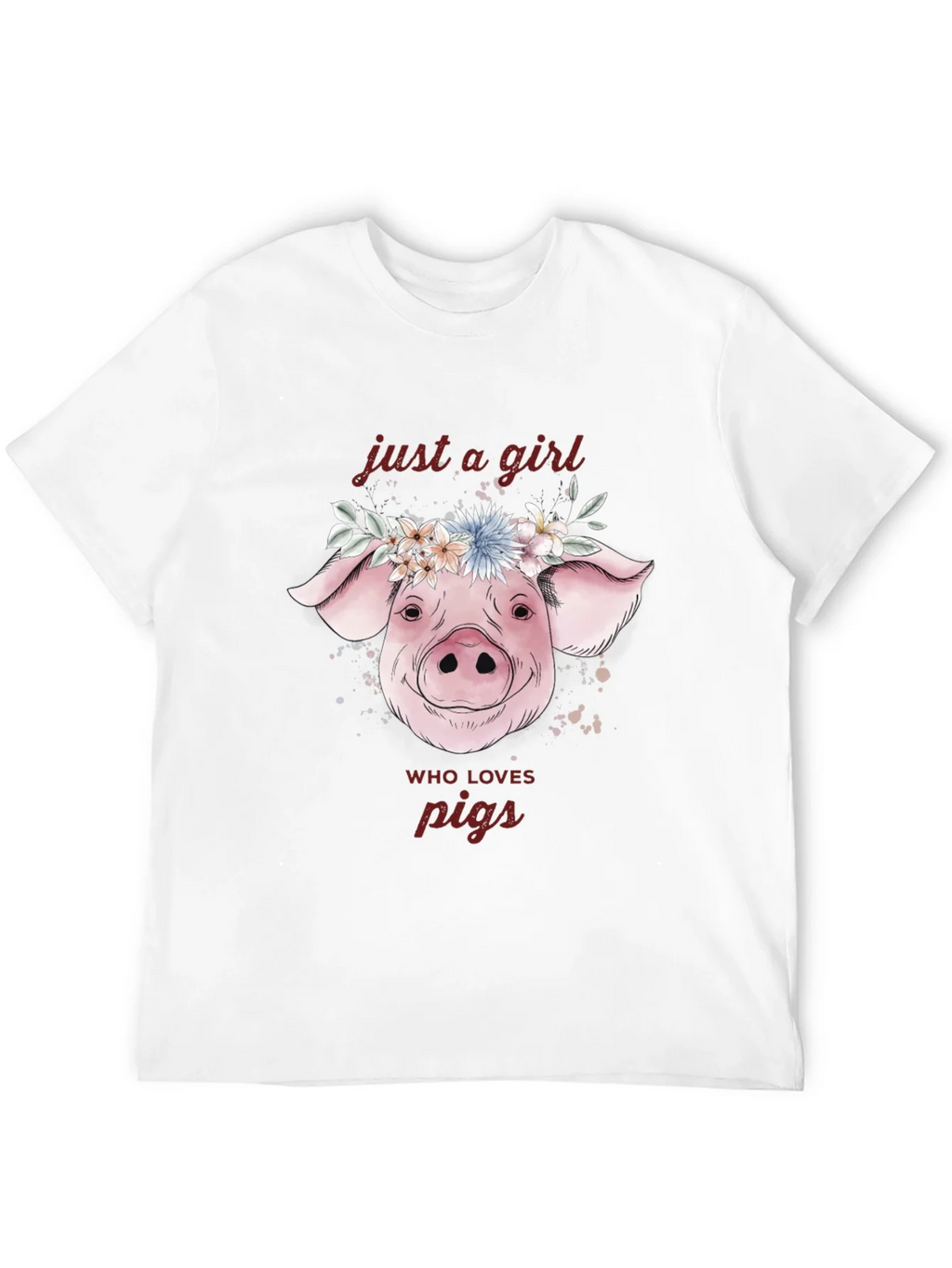 Just A Girl Who Loves Pigs T-Shirt product image 11