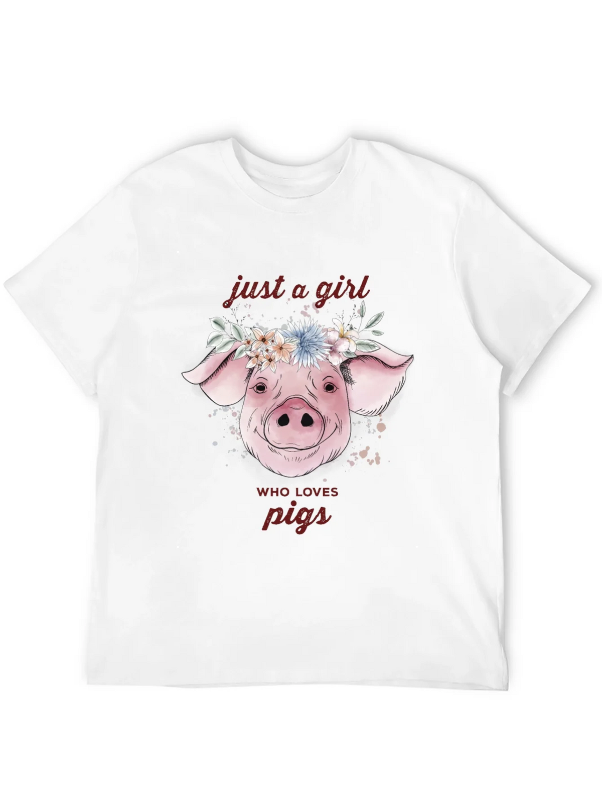 Just A Girl Who Loves Pigs T-Shirt product image 11
