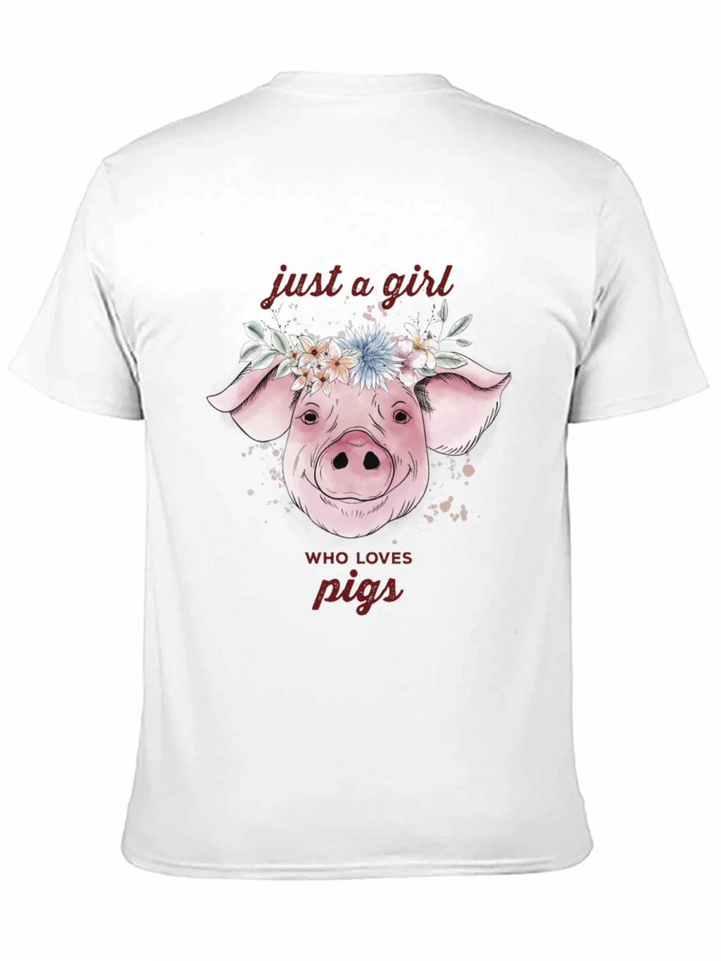 Just A Girl Who Loves Pigs T-Shirt product image 10