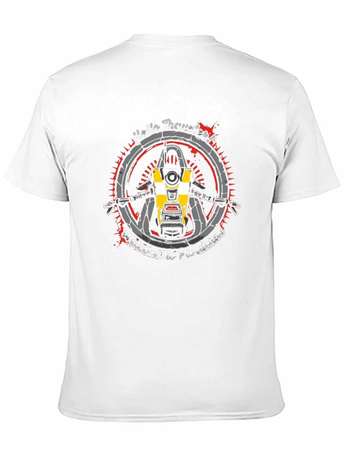 Borderlands CL4P-TP T-Shirt - Hello Traveler! product image 10