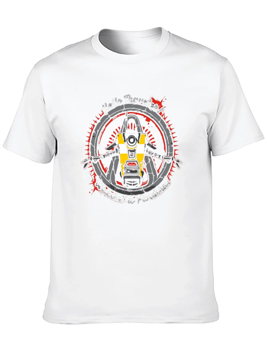 Borderlands CL4P-TP T-Shirt - Hello Traveler! product image 9
