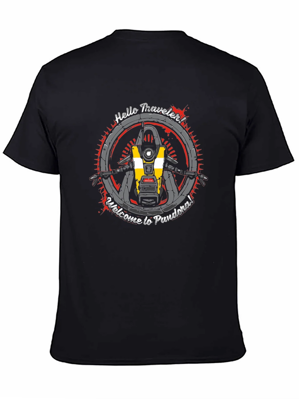 Borderlands CL4P-TP T-Shirt - Hello Traveler! product image 4
