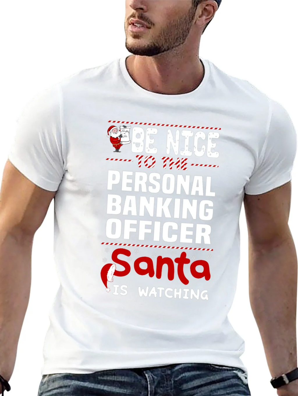 Be Nice To The Personal Banking Officer Santa Watching product image 11