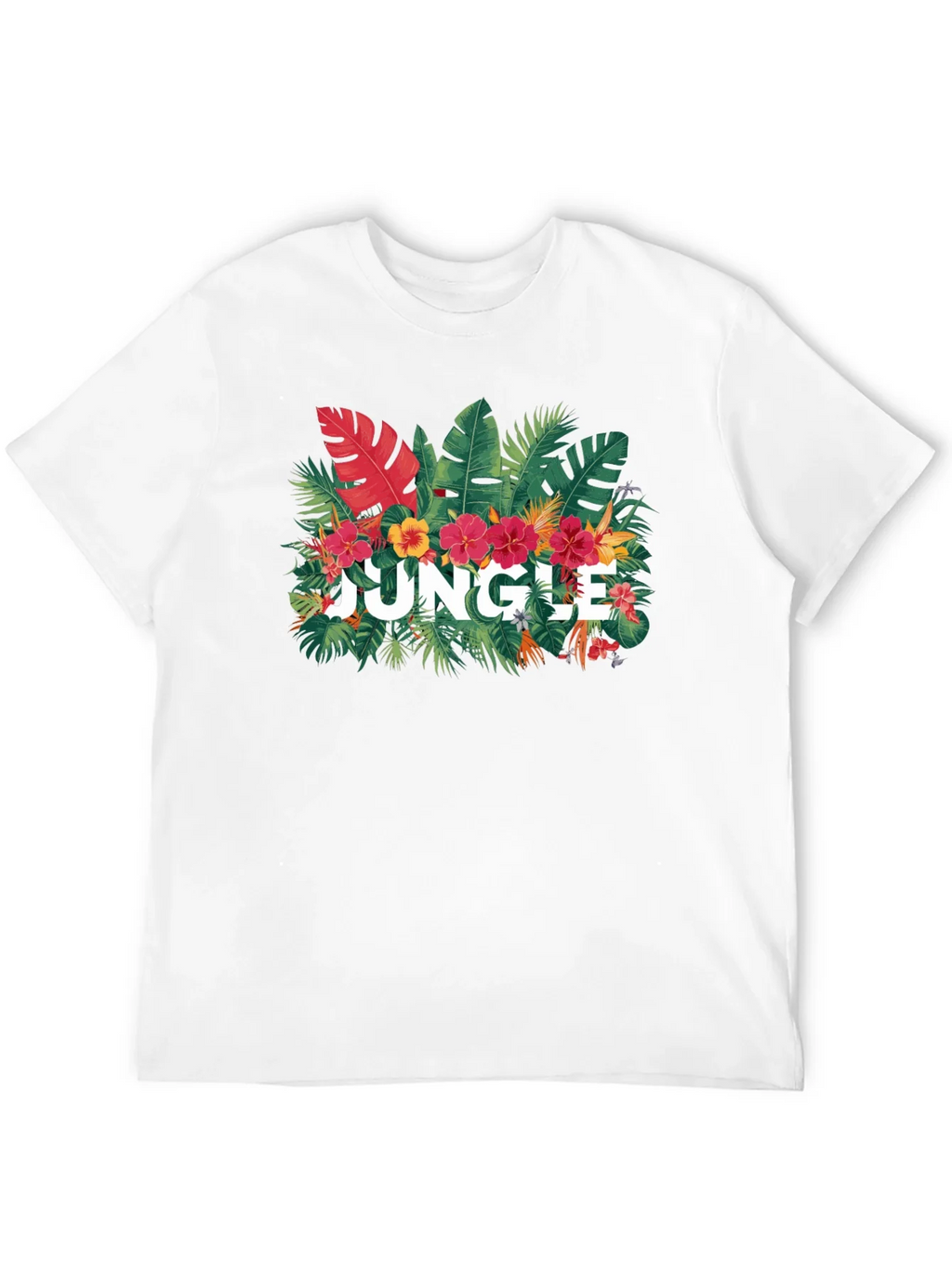 Jungle Graphic Print Black T-Shirt product image 11