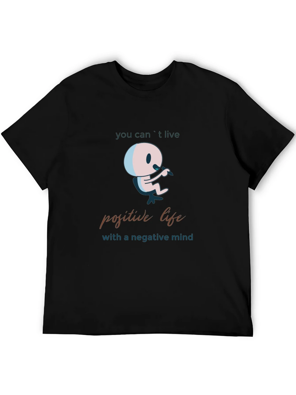Positive Life Mindset Graphic T-Shirt product image 5