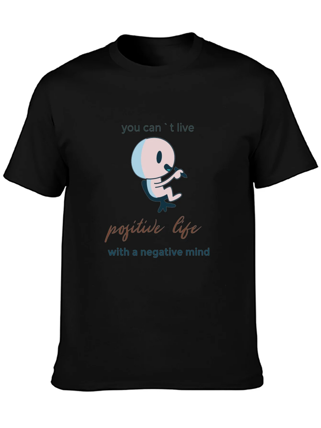 Positive Life Mindset Graphic T-Shirt product image 3