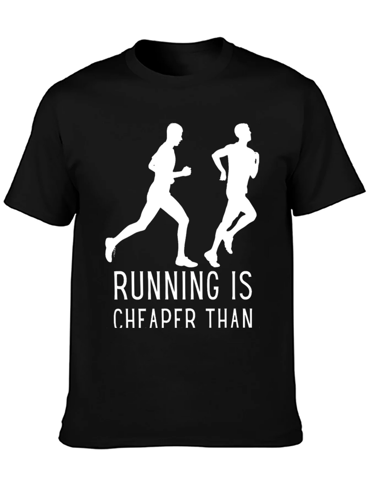 Running is Cheaper Than Therapy T-Shirt product image 3