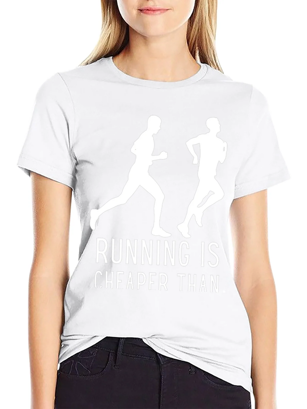 Running is Cheaper Than Therapy T-Shirt product image 8