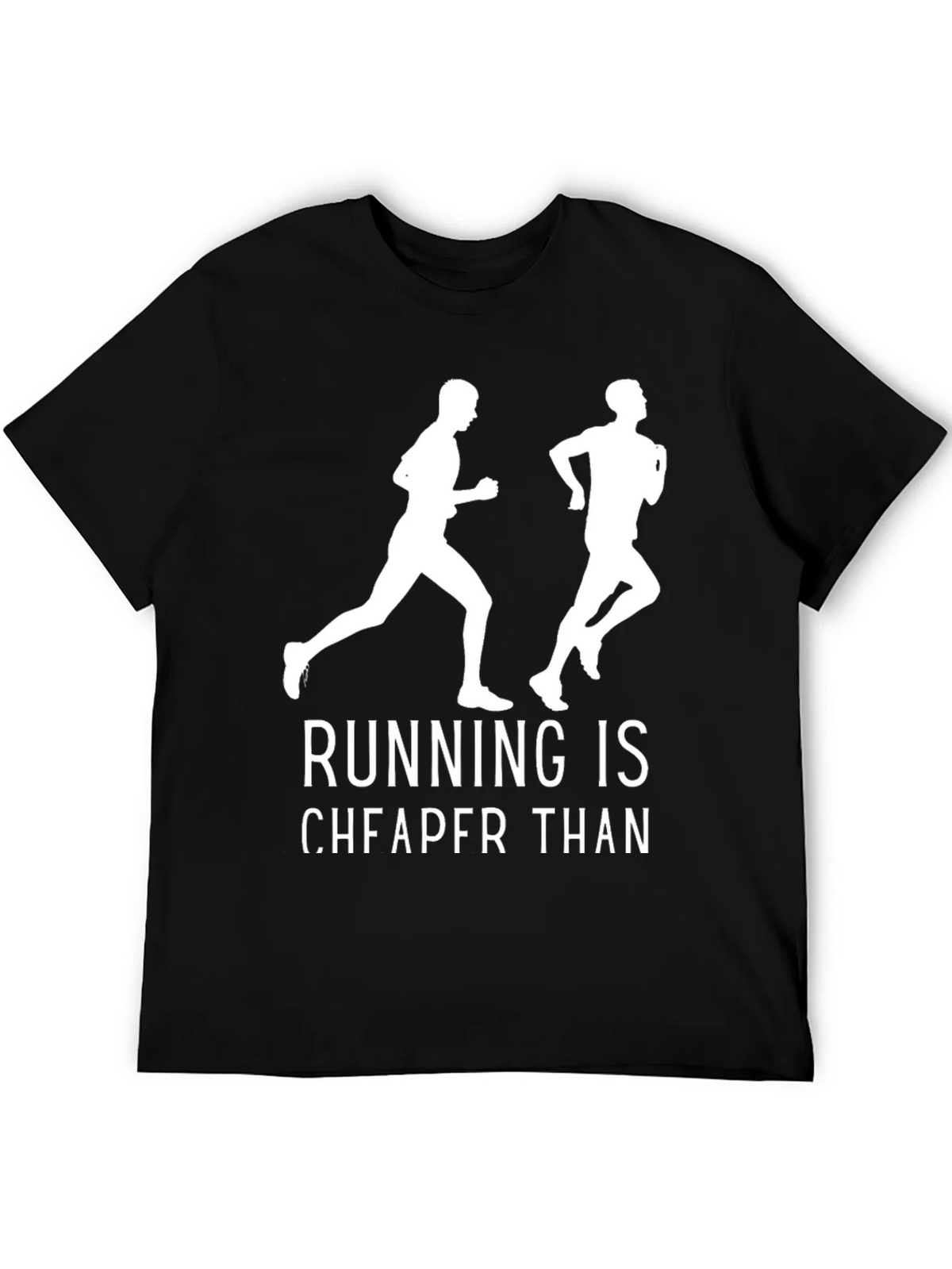 Running is Cheaper Than Therapy T-Shirt product image 5