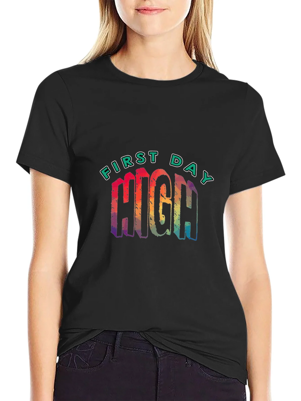 First Day High Graphic Tee - Black product image 2