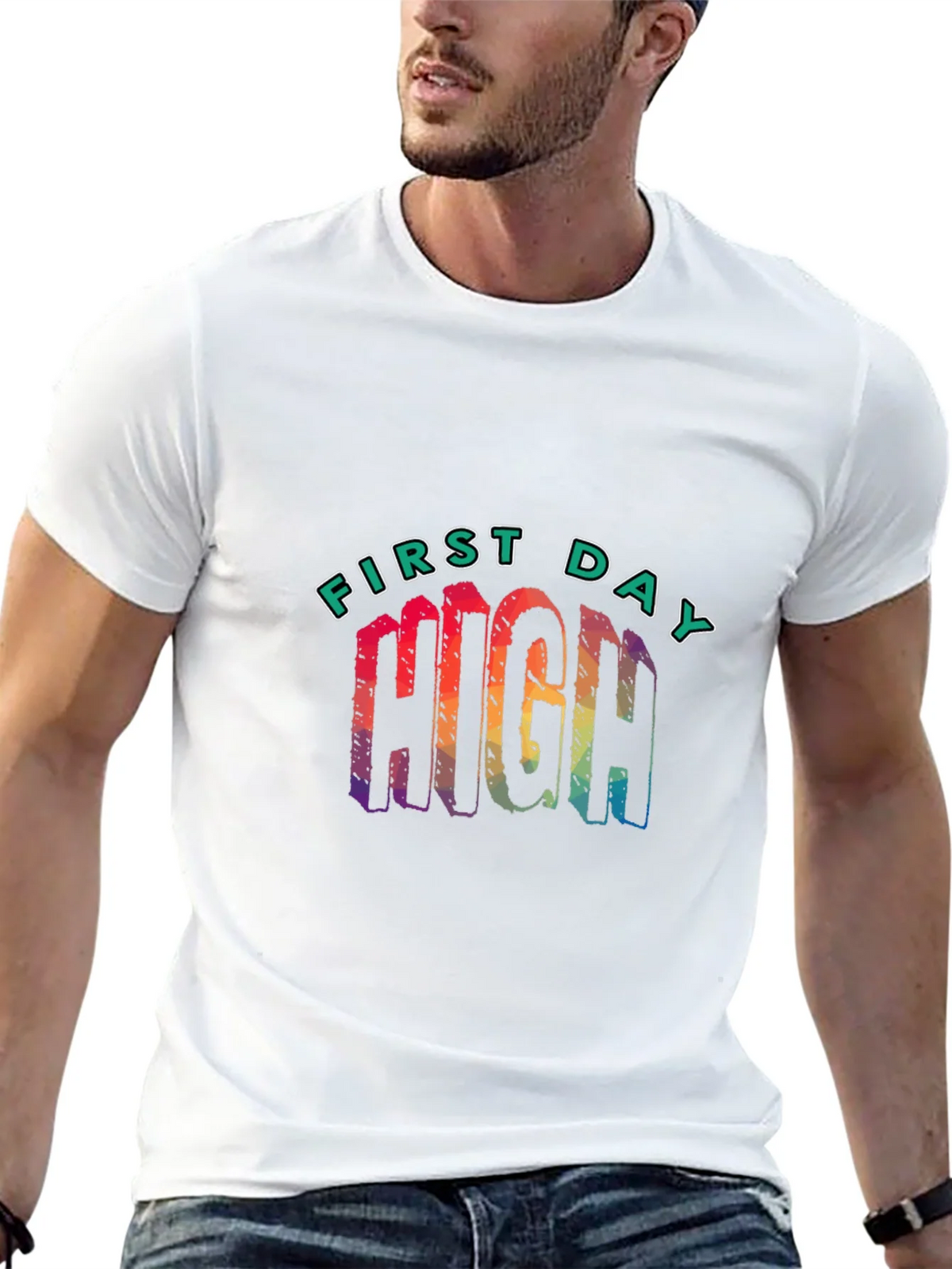 First Day High Graphic Tee - Black product image 12