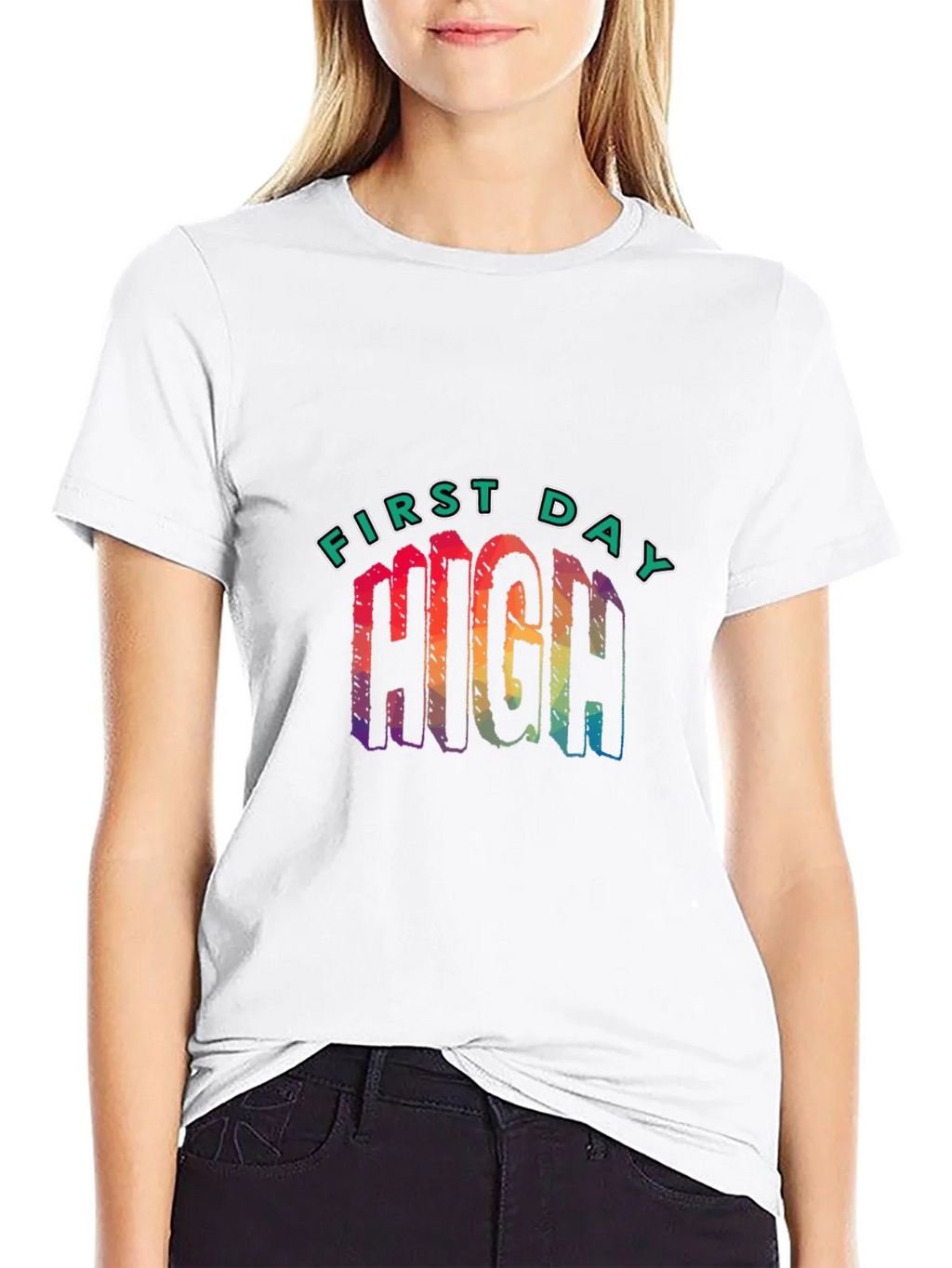 First Day High Graphic Tee - Black product image 8