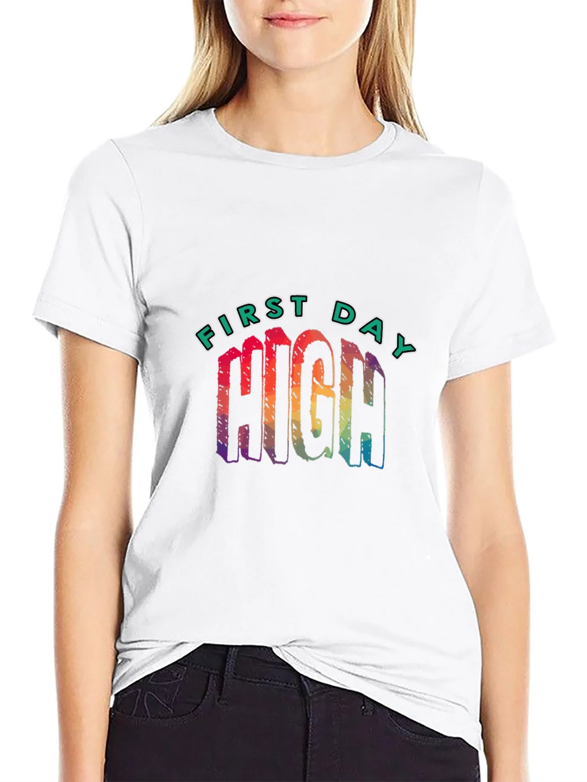 First Day High Graphic Tee - Black product image 8