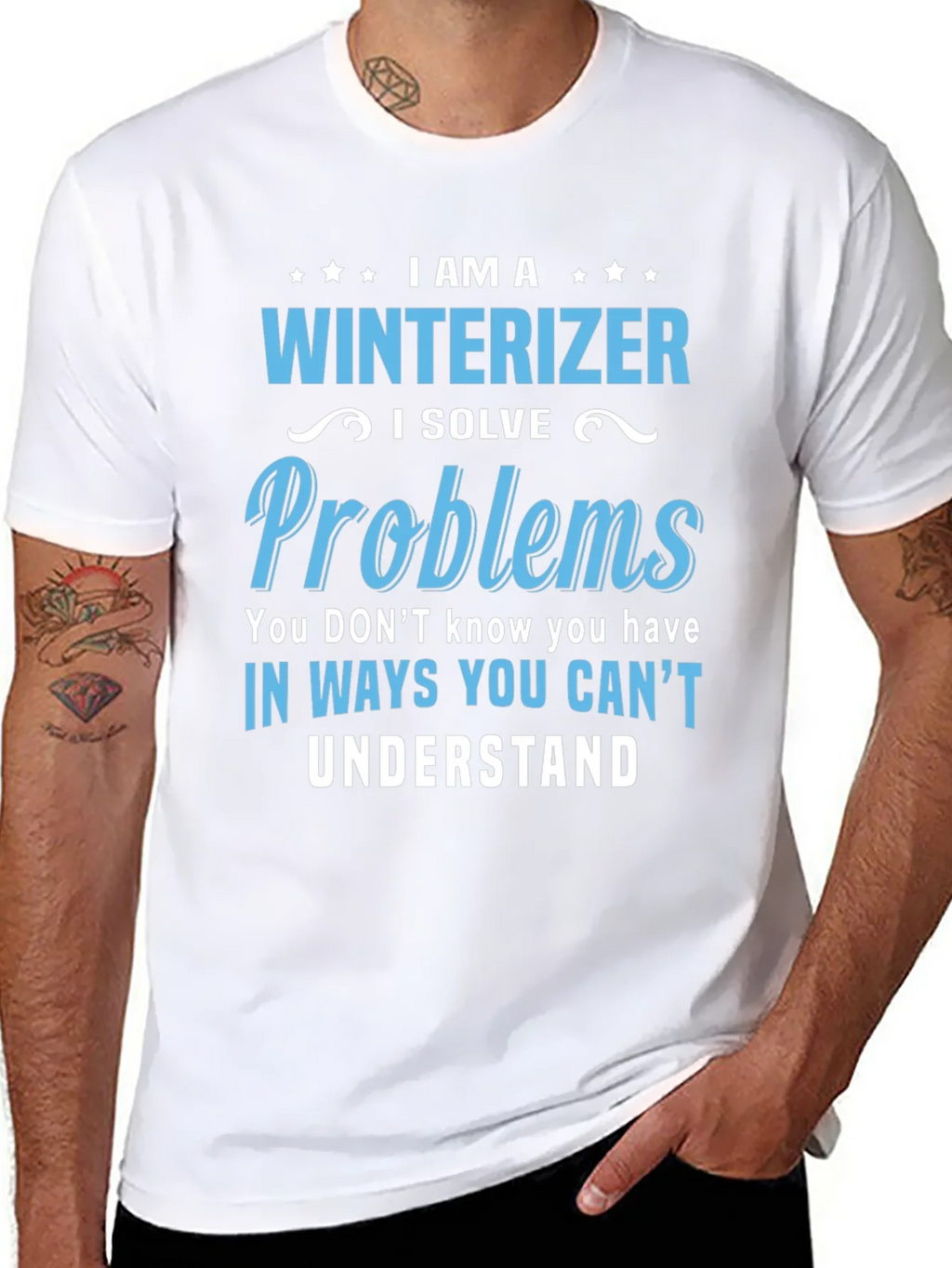 Winterizer Problem Solver Graphic T-Shirt product image 7