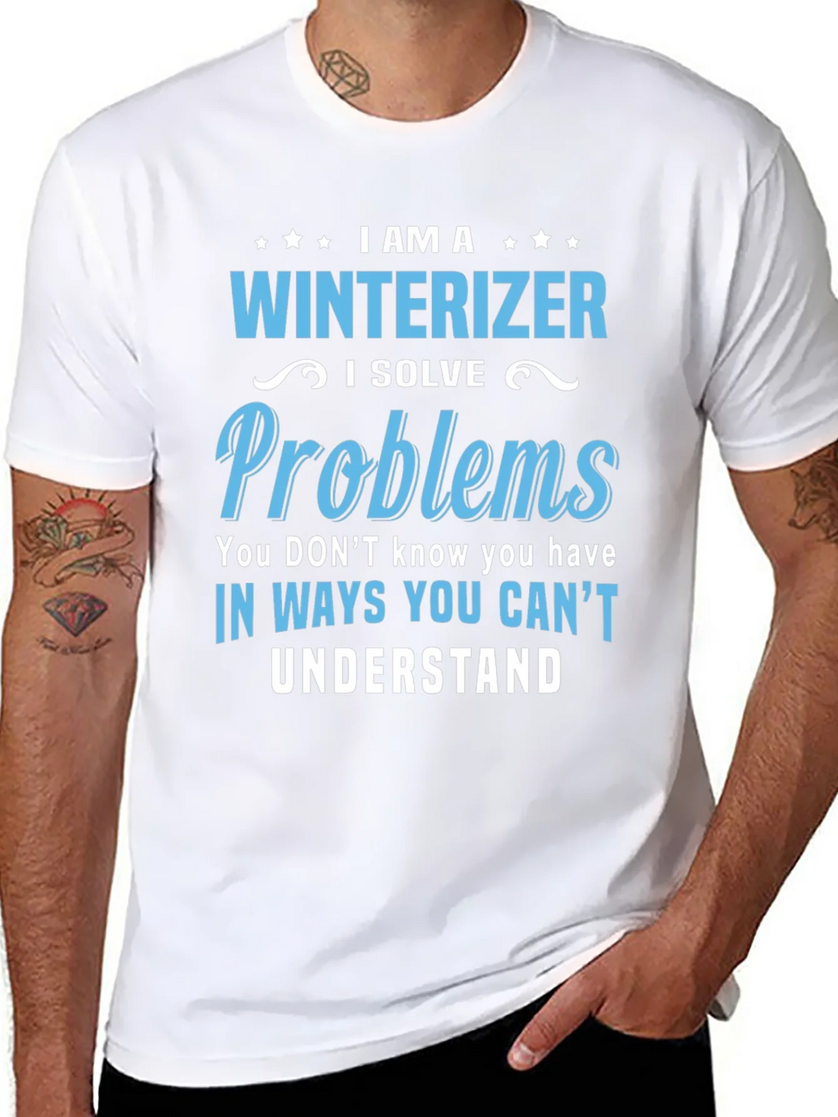 Winterizer Problem Solver Graphic T-Shirt product image 7