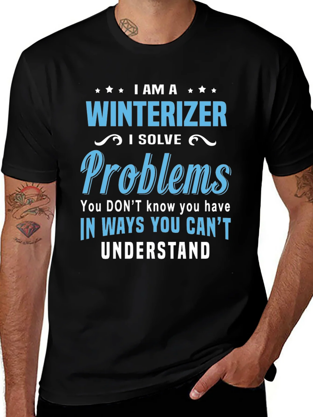 Winterizer Problem Solver Graphic T-Shirt product image 1