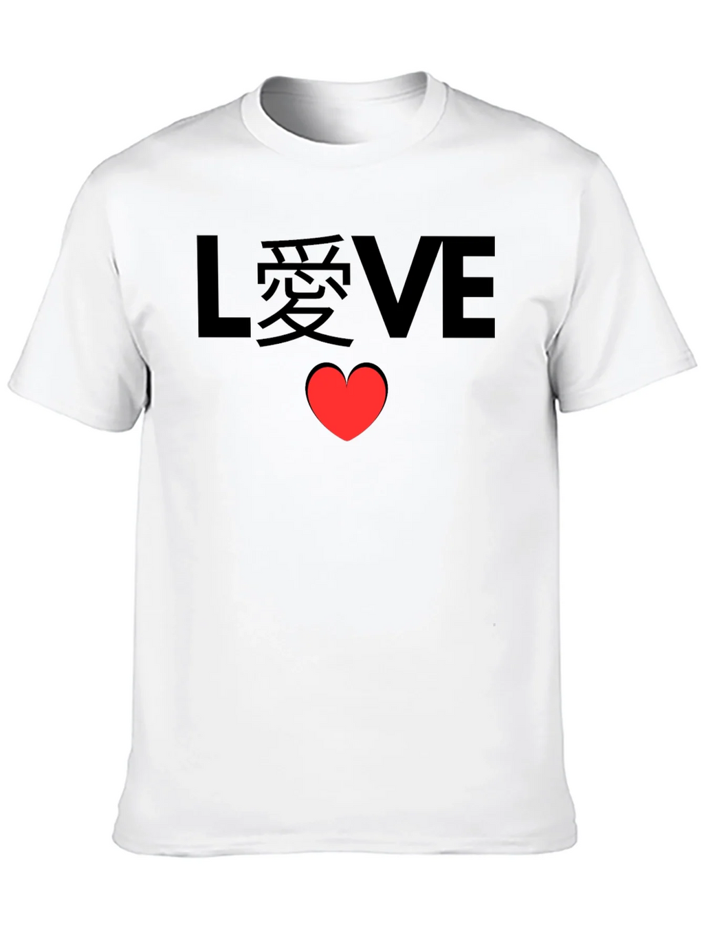 LOVE Heart Graphic Black Tee product image 8