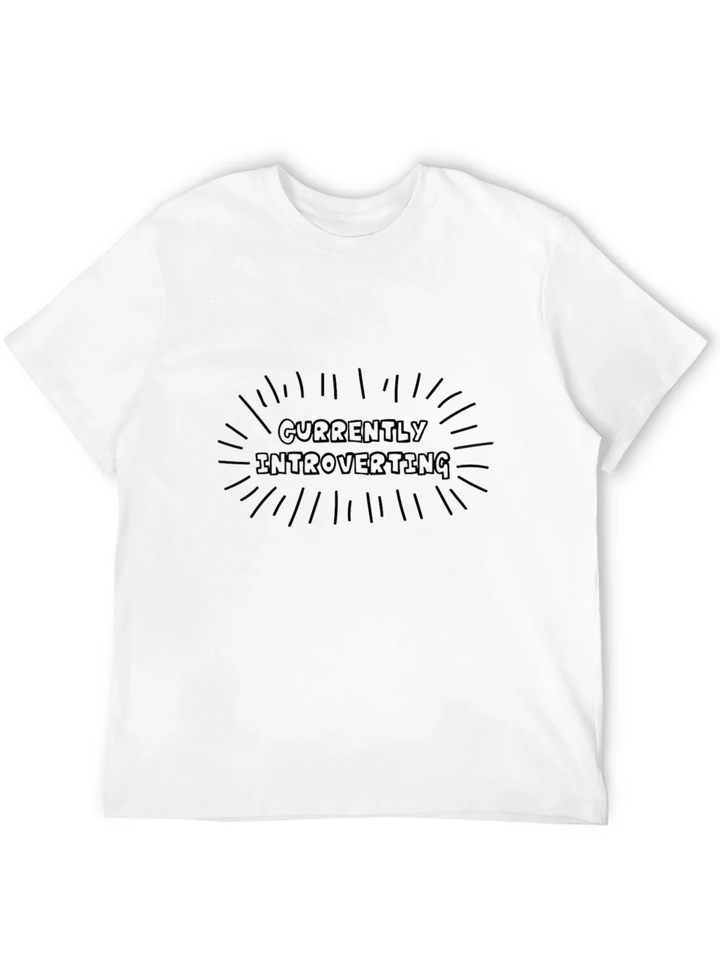 Introverting Graphic Tee - Black Cotton Comfort product image 11
