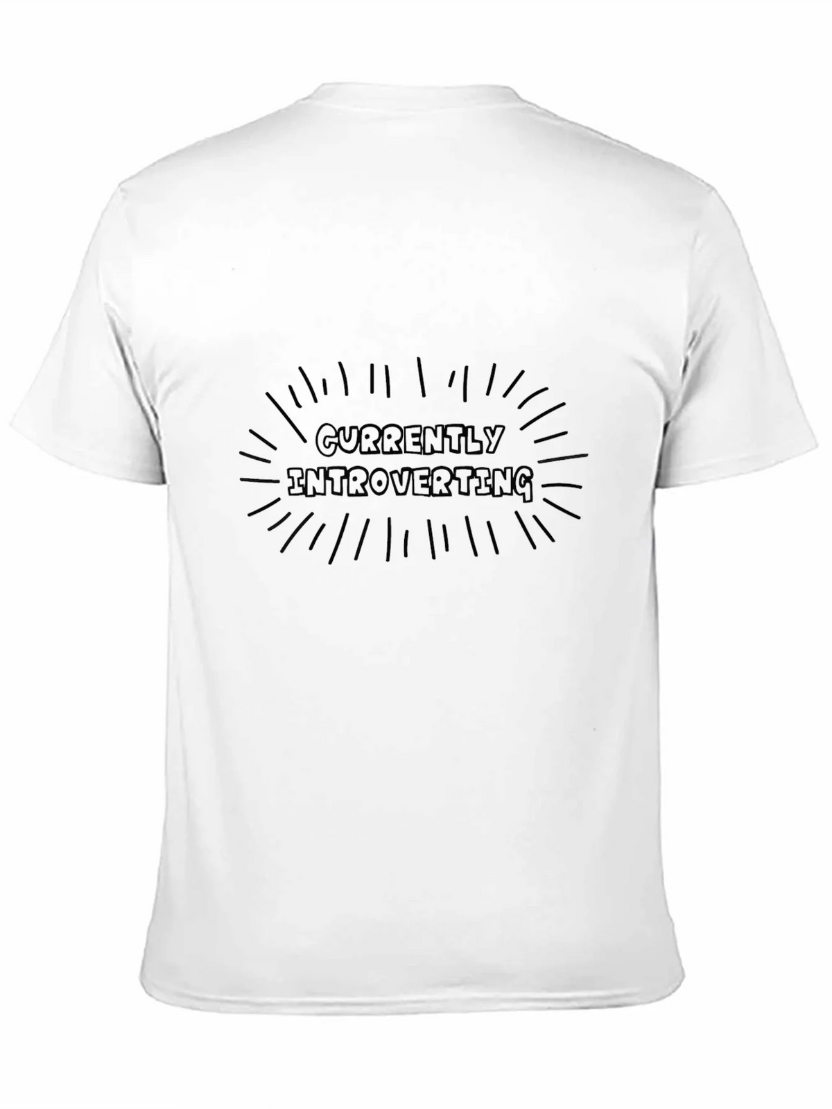 Introverting Graphic Tee - Black Cotton Comfort product image 10