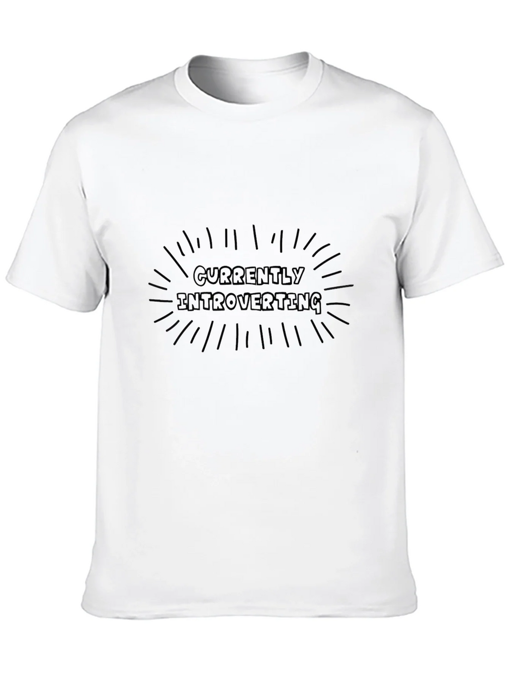 Introverting Graphic Tee - Black Cotton Comfort product image 9