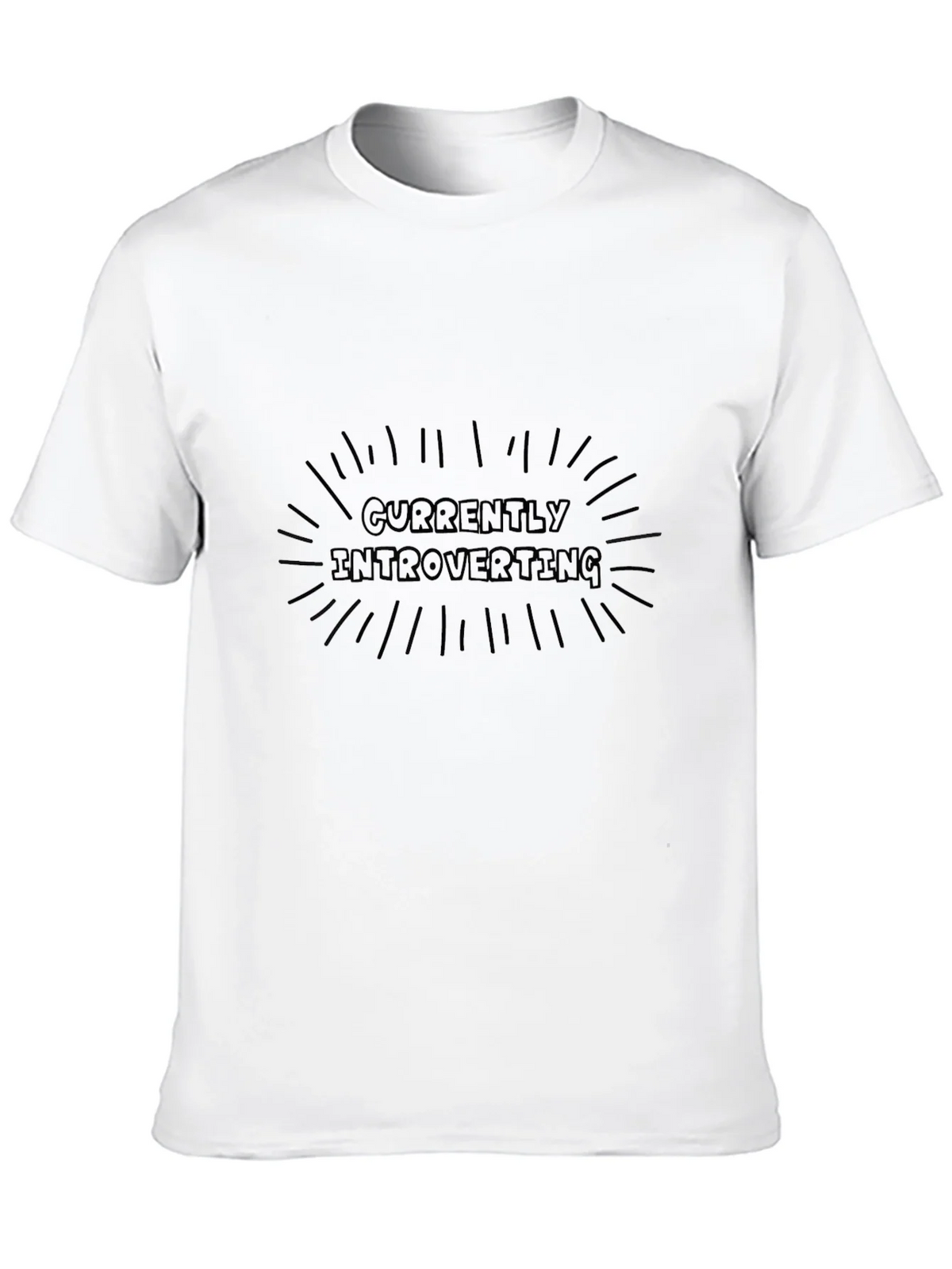 Introverting Graphic Tee - Black Cotton Comfort product image 9