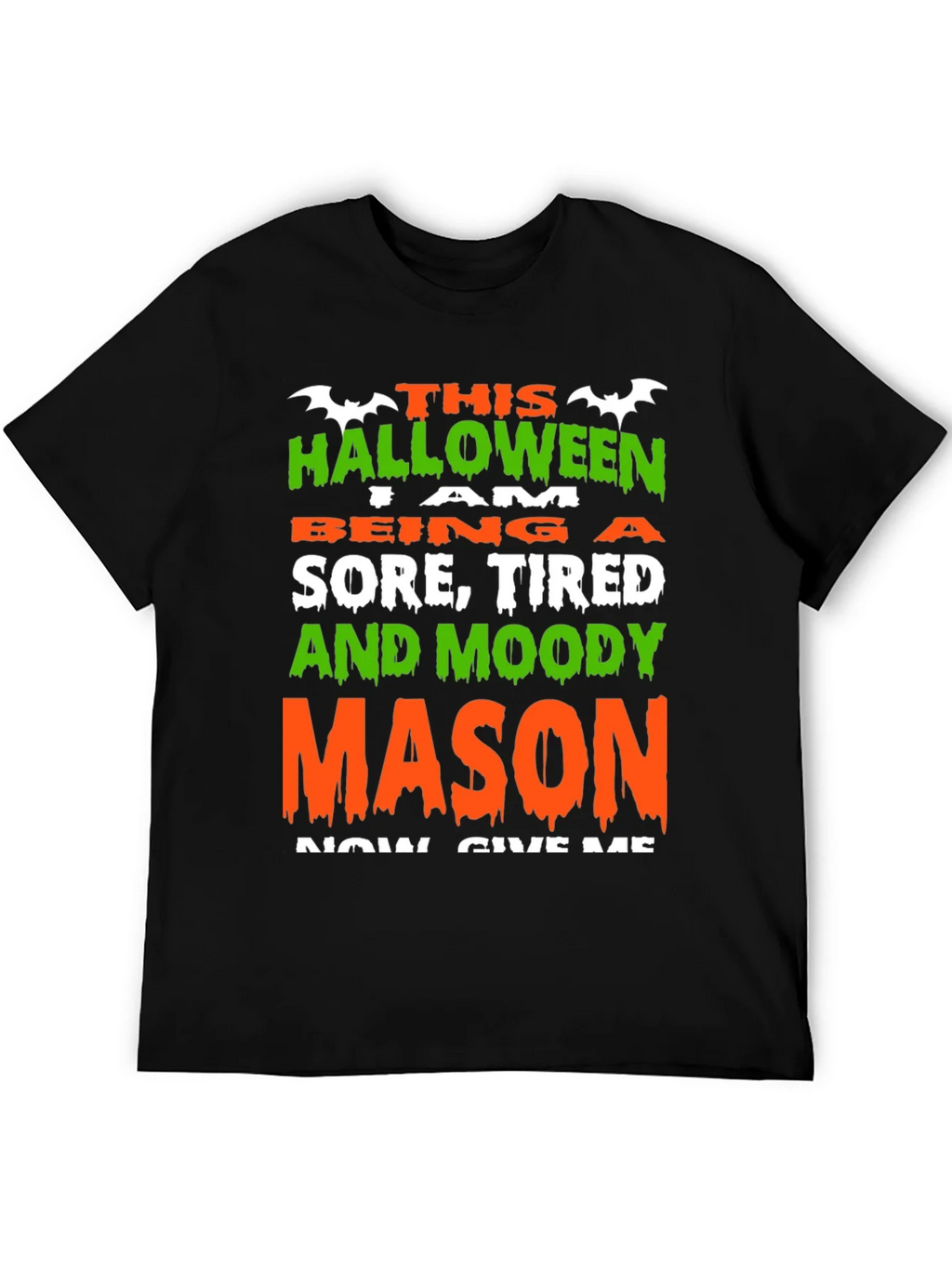 Halloween Sore Tired Moody Mason T-Shirt product image 5