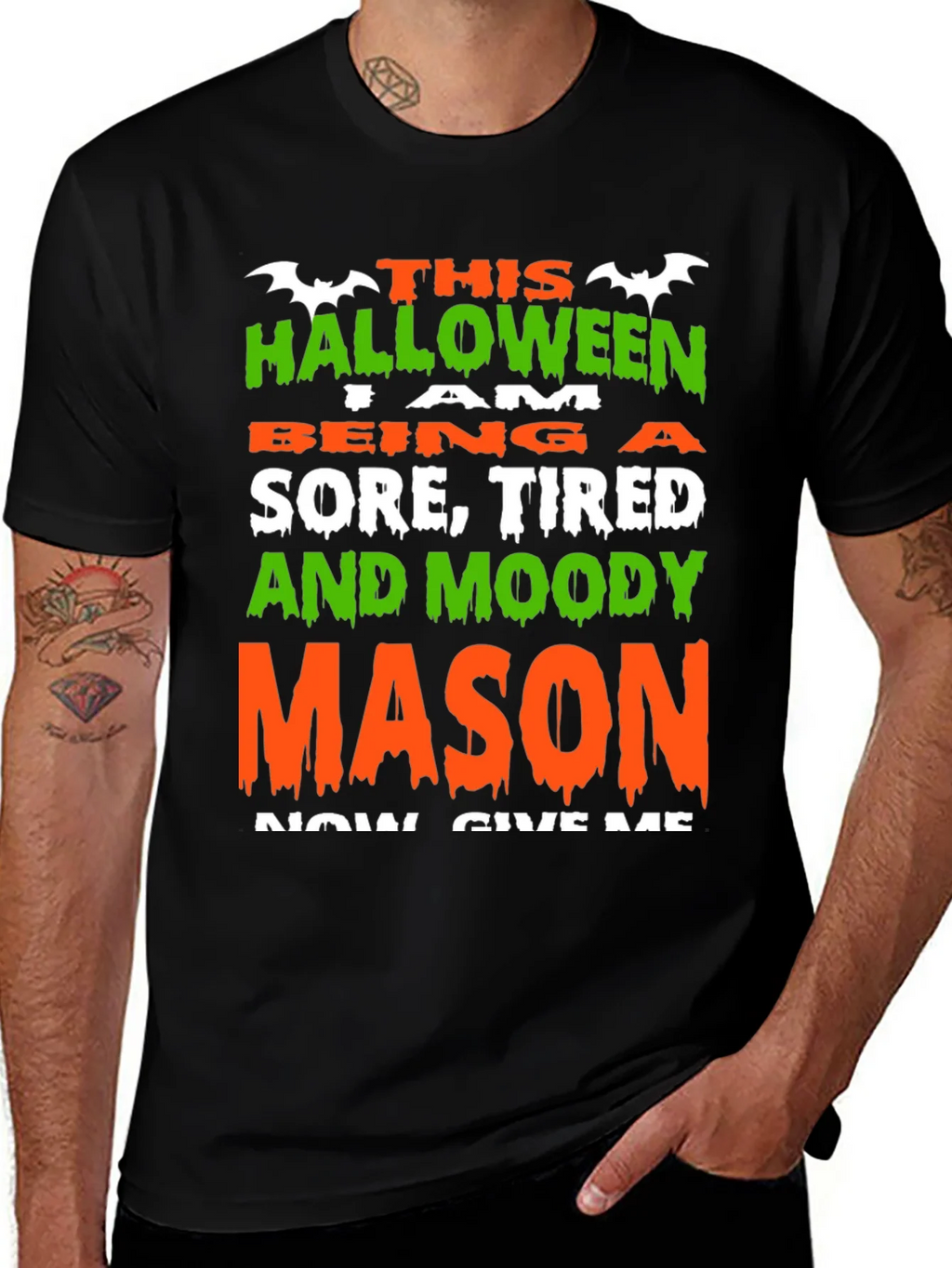 Halloween Sore Tired Moody Mason T-Shirt product image 1