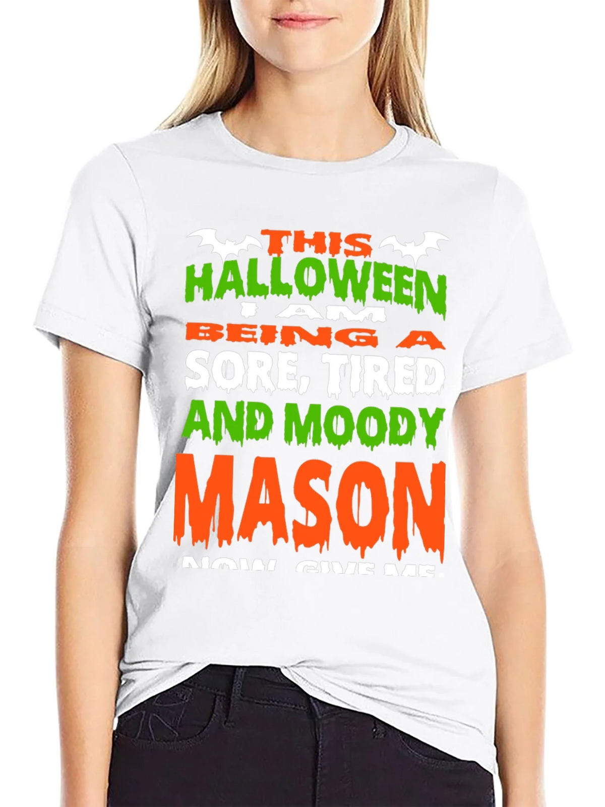 Halloween Sore Tired Moody Mason T-Shirt product image 8
