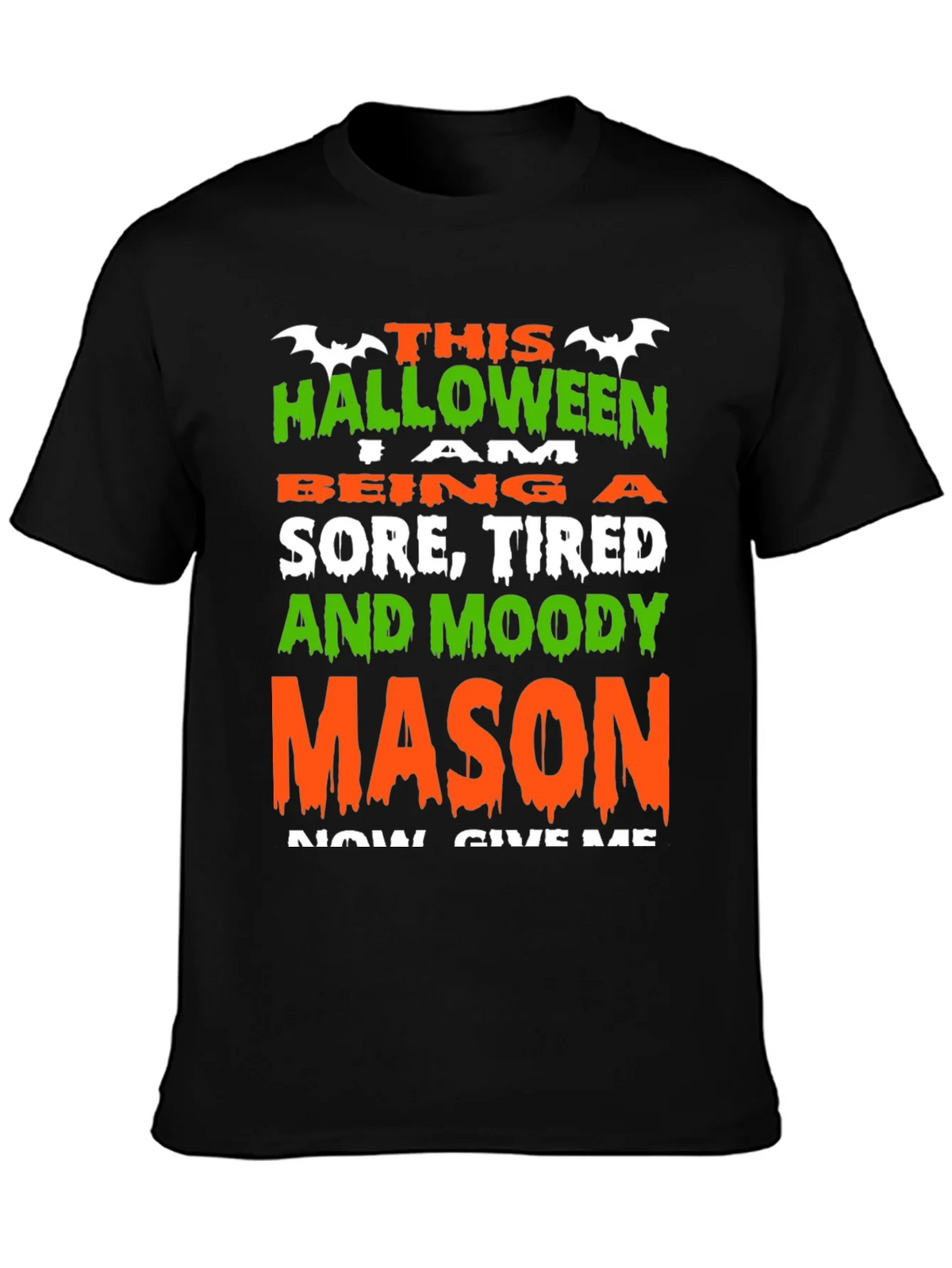 Halloween Sore Tired Moody Mason T-Shirt product image 3