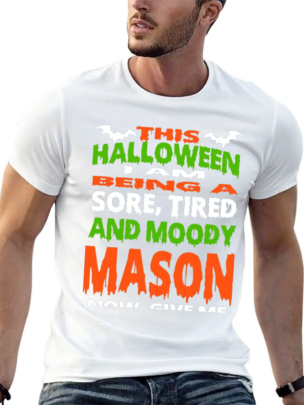 Halloween Sore Tired Moody Mason T-Shirt product image 12