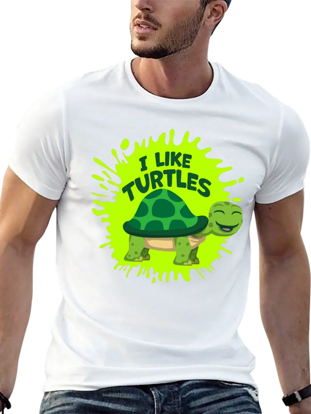 I Like Turtles Graphic Tee - Fun Novelty T-Shirt product image 11