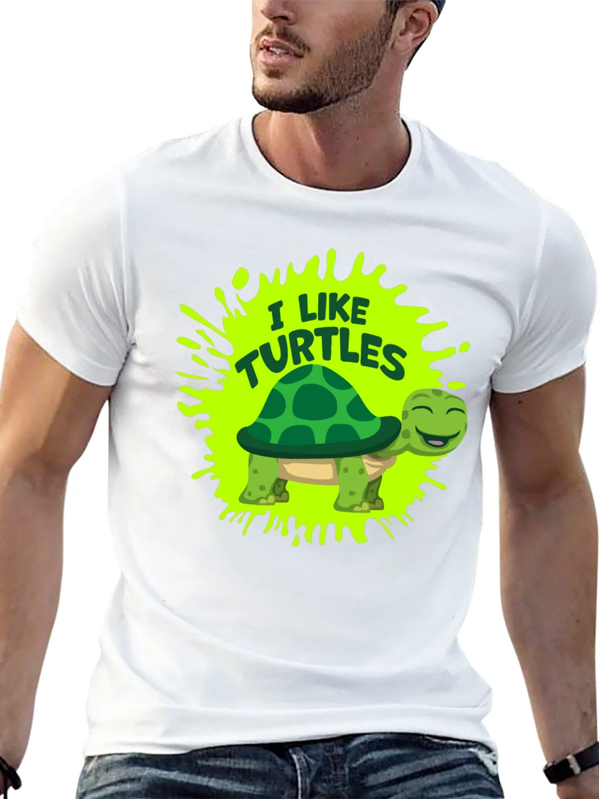I Like Turtles Graphic Tee - Fun Novelty T-Shirt product image 11