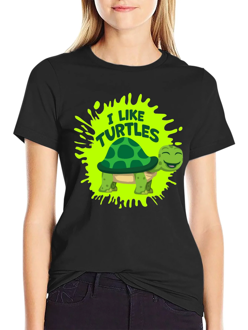 I Like Turtles Graphic Tee - Fun Novelty T-Shirt product image 2