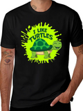 I Like Turtles Graphic Tee - Fun Novelty T-Shirt product image 1