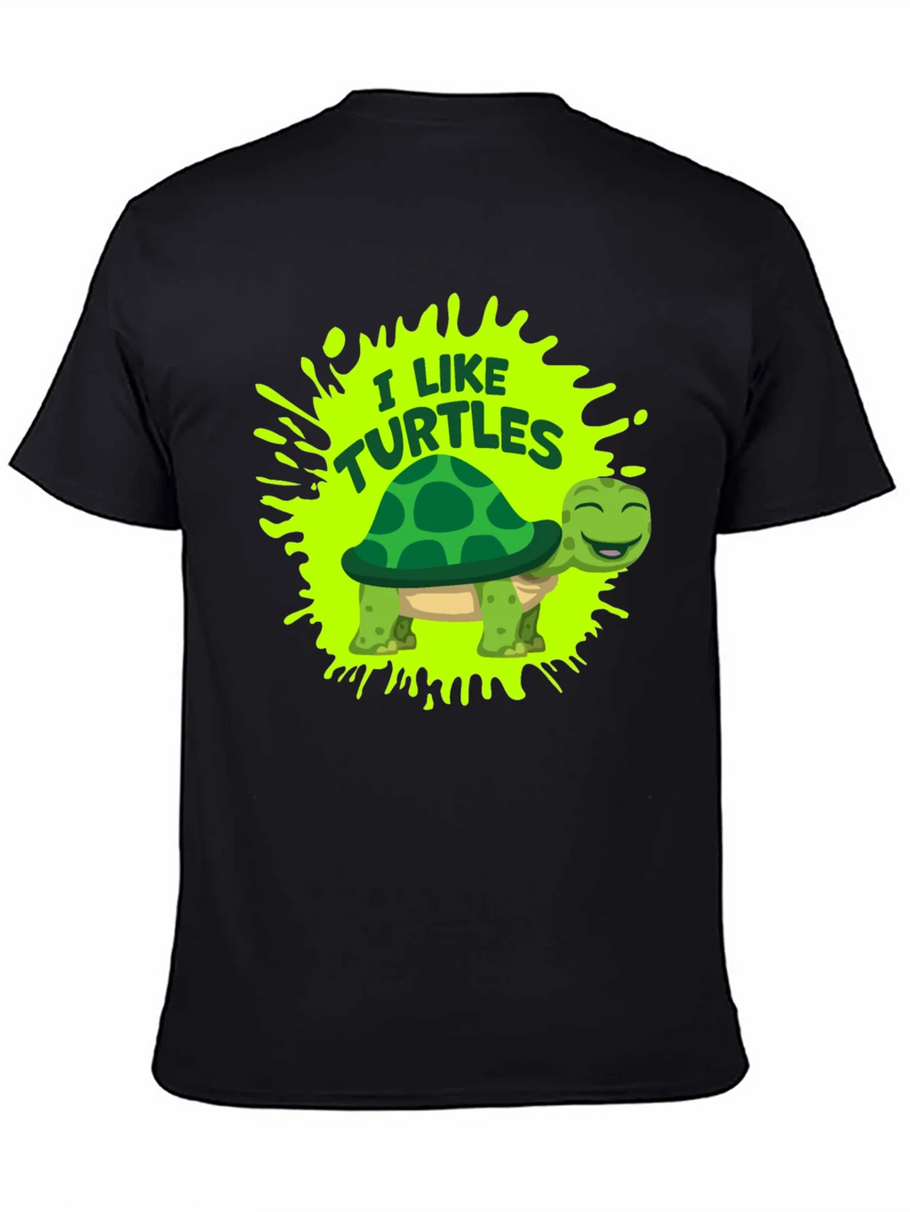I Like Turtles Graphic Tee - Fun Novelty T-Shirt product image 4