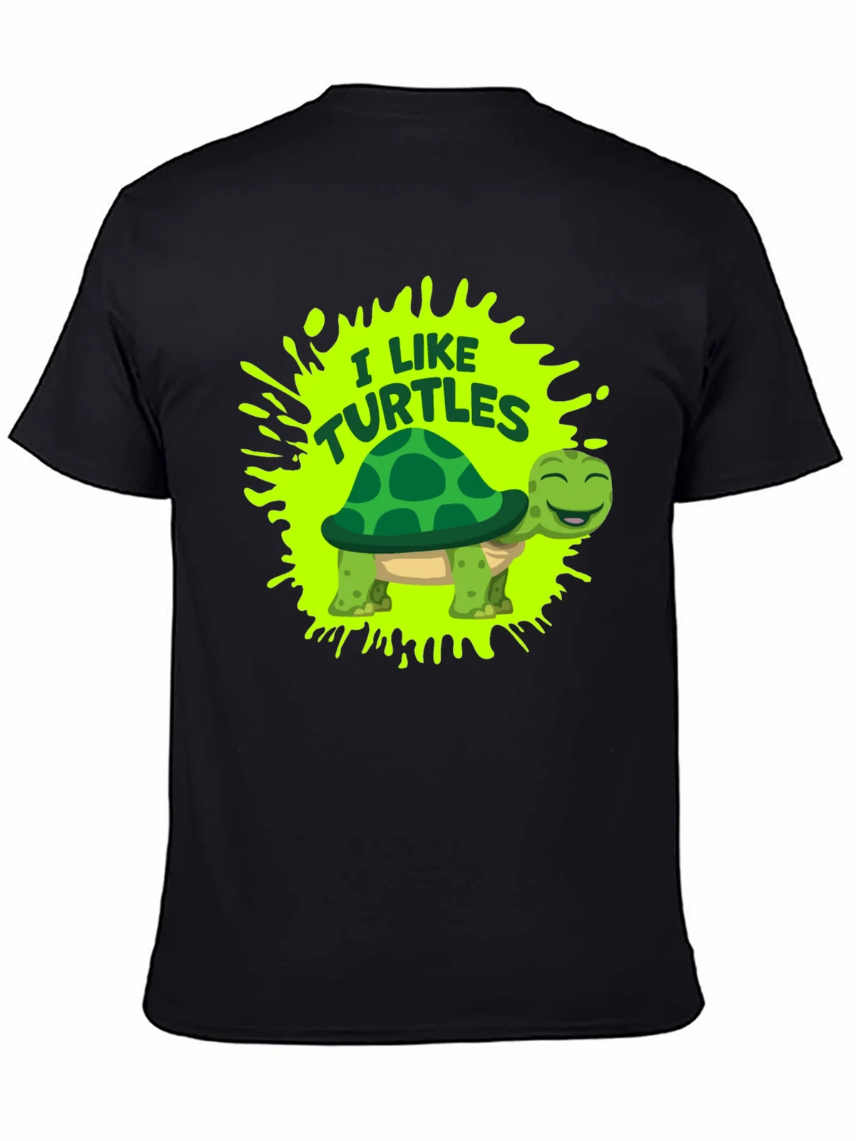 I Like Turtles Graphic Tee - Fun Novelty T-Shirt product image 4