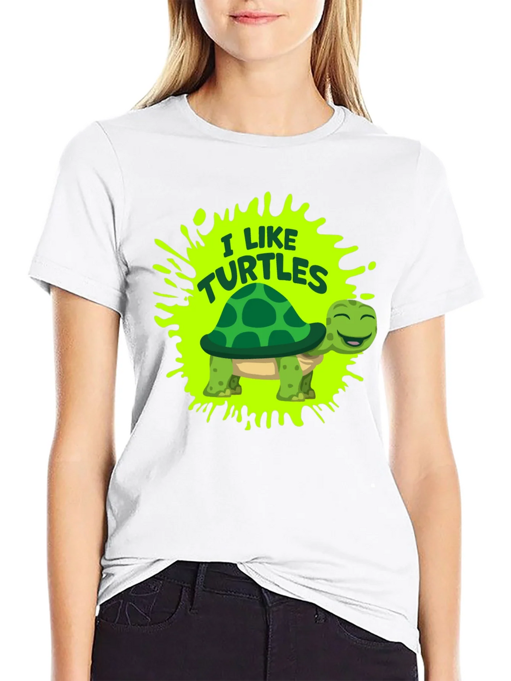I Like Turtles Graphic Tee - Fun Novelty T-Shirt product image 7