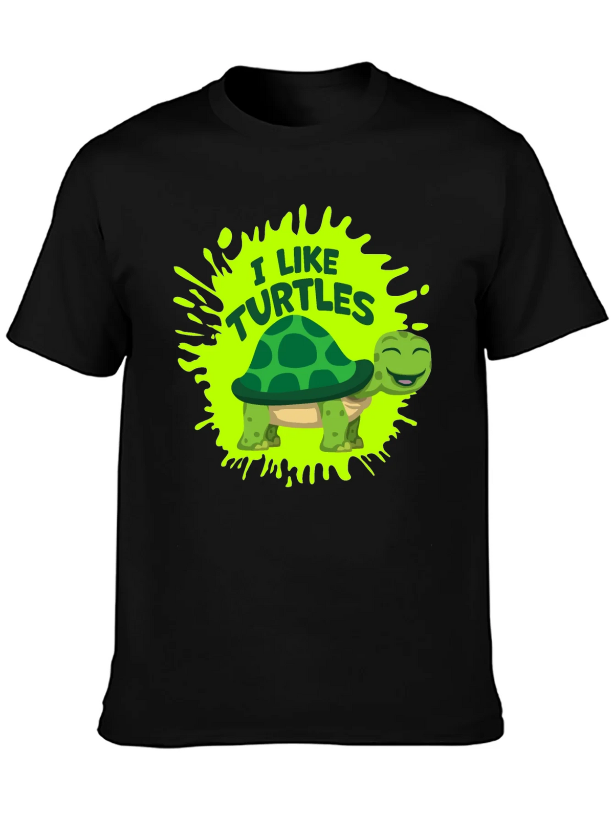 I Like Turtles Graphic Tee - Fun Novelty T-Shirt product image 3