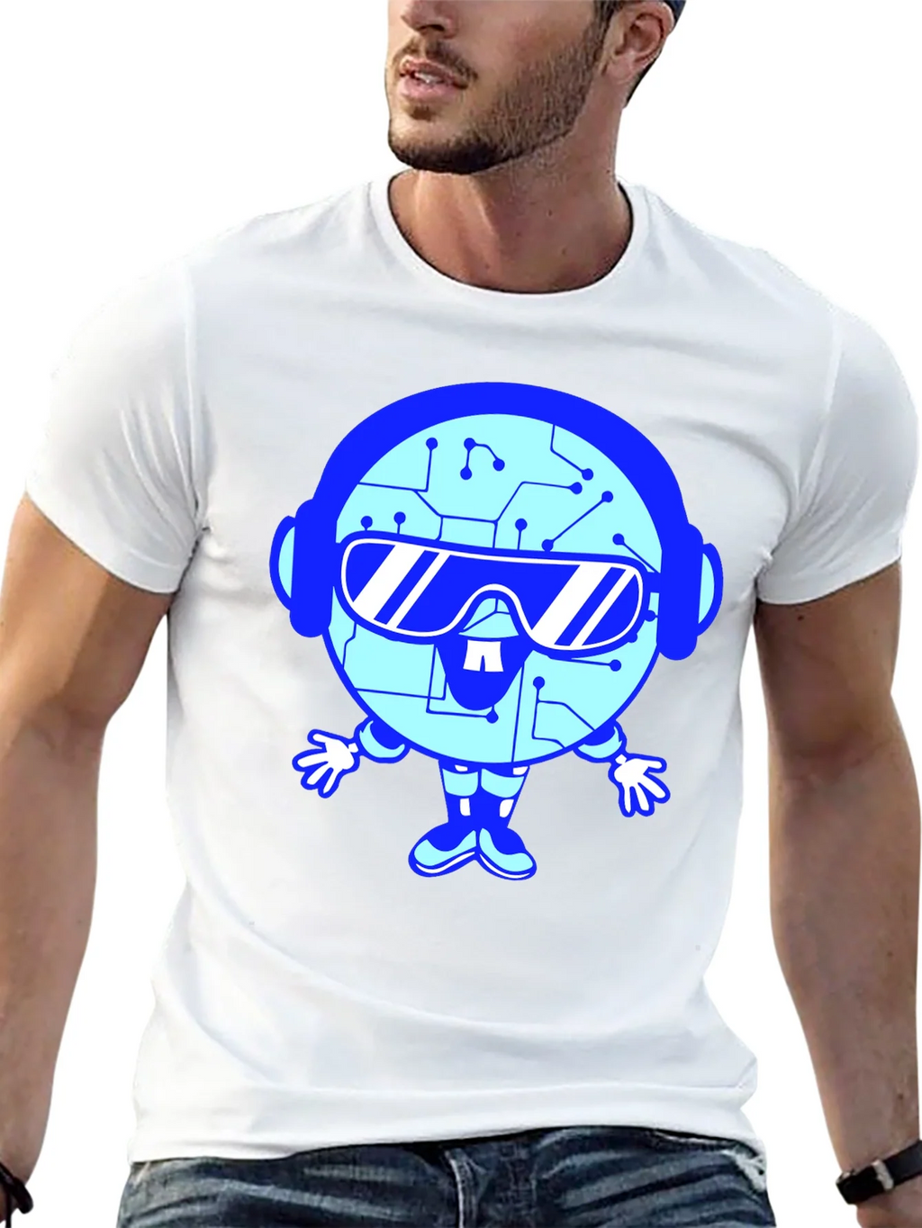 Tech Bot Graphic T-Shirt - Cool Geeky Style product image 12