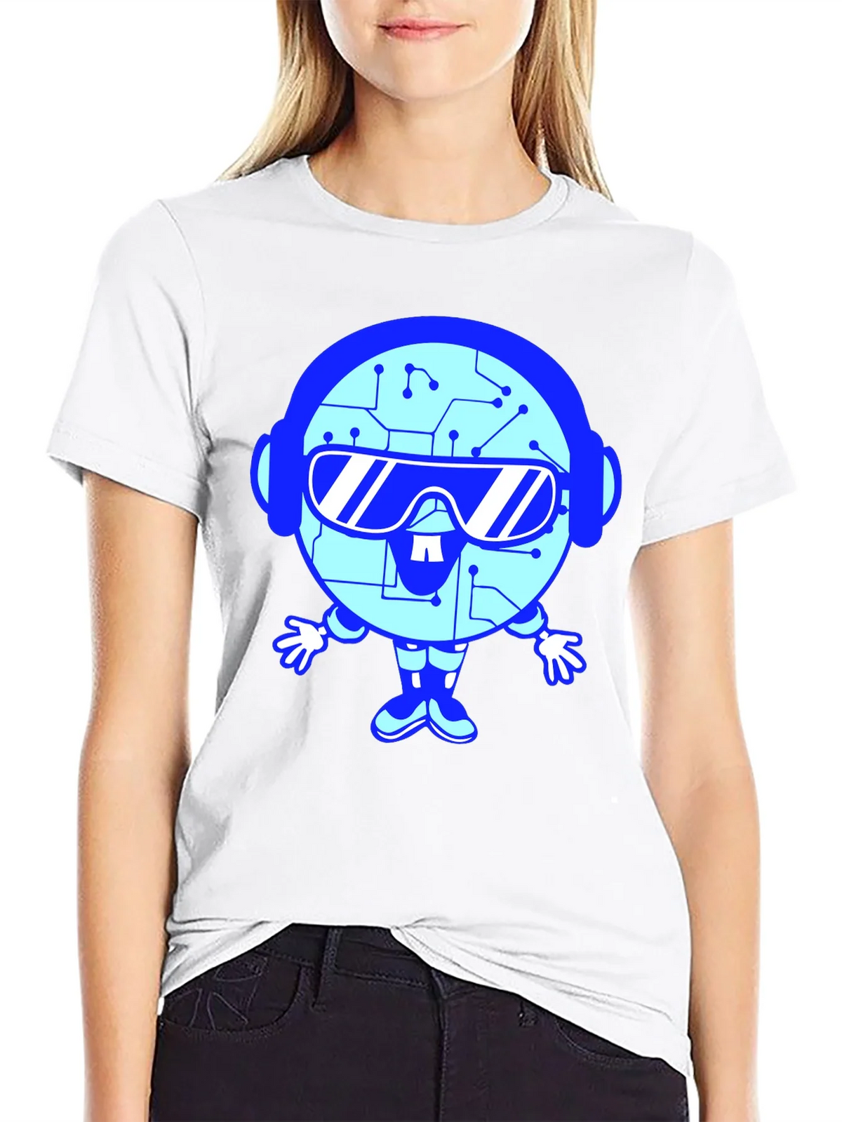 Tech Bot Graphic T-Shirt - Cool Geeky Style product image 8