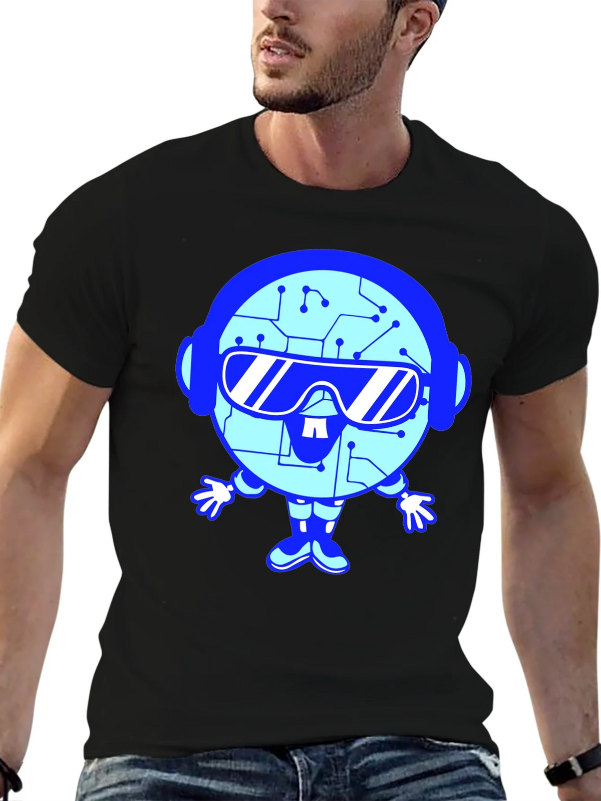 Tech Bot Graphic T-Shirt - Cool Geeky Style product image 6