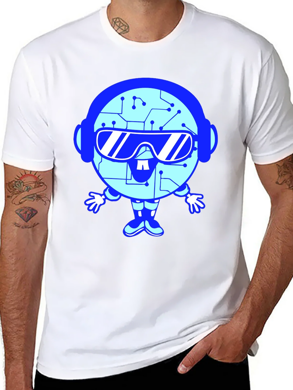 Tech Bot Graphic T-Shirt - Cool Geeky Style product image 7
